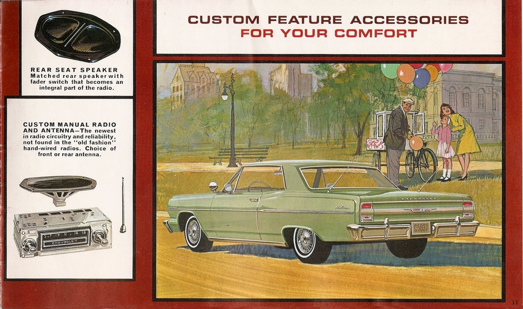 1964 Chev Chevelle Accessories Brochure Page 6